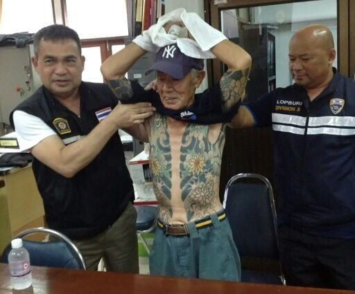 Yakuza boss Shigeharu Shirai spent 14 years on run in Thailand before being extradited to Japan in 2018 after photos of his tattoos went viral