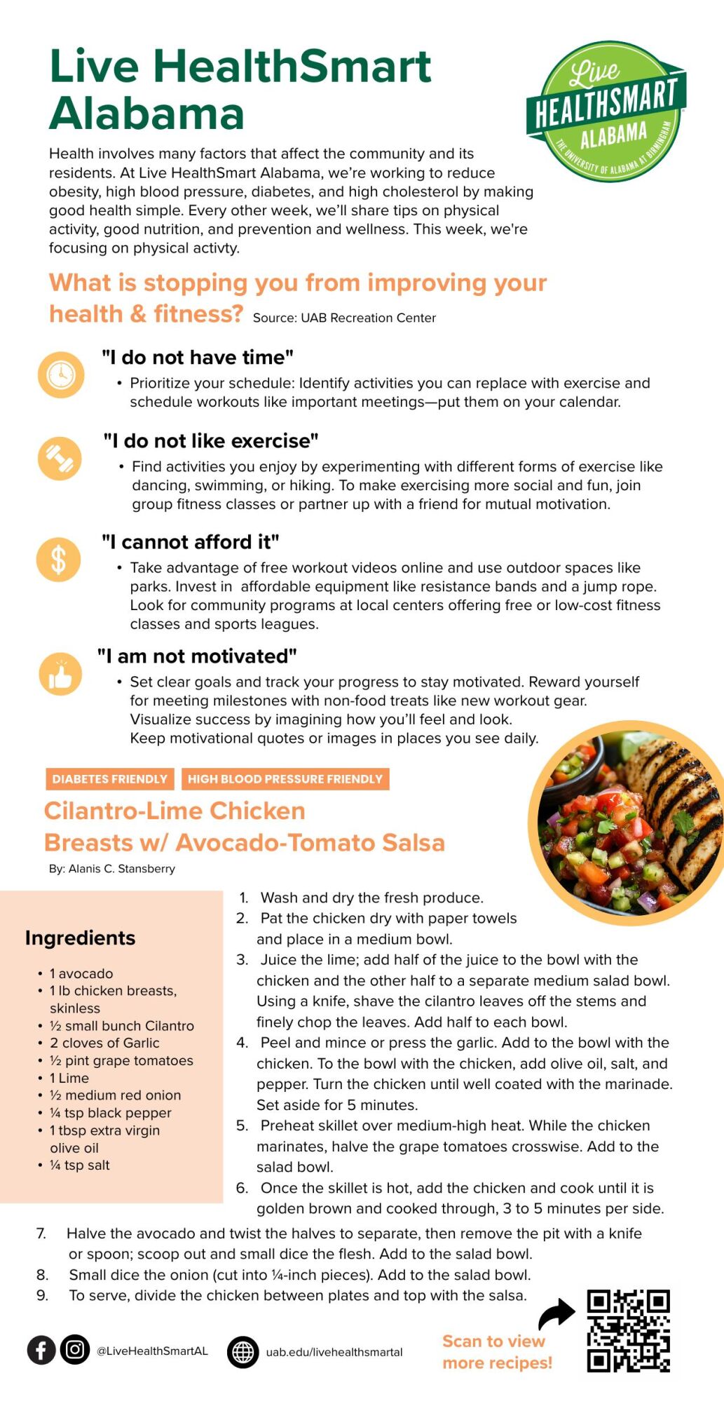 Live HealthSmart Alabama: How to improve health and fitness