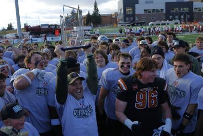 Montana Tech with East Division Trophy 2025