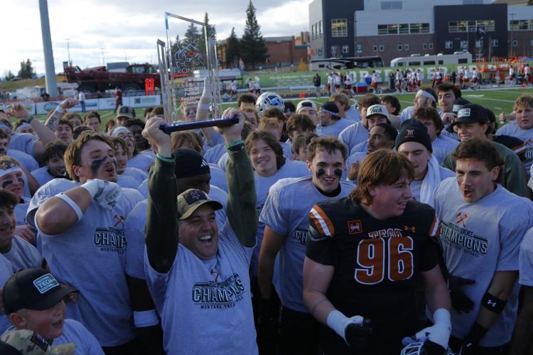 Montana Tech with East Division Trophy 2025