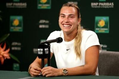 Aryna Sabalenka announced her engagement on the eve of the Indian Wells tournament