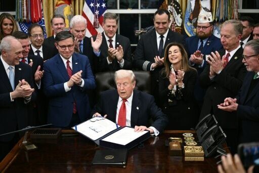 US President Donald Trump signed legislation to reopen the federal government -- but trading floors did not respond with enthusiasm