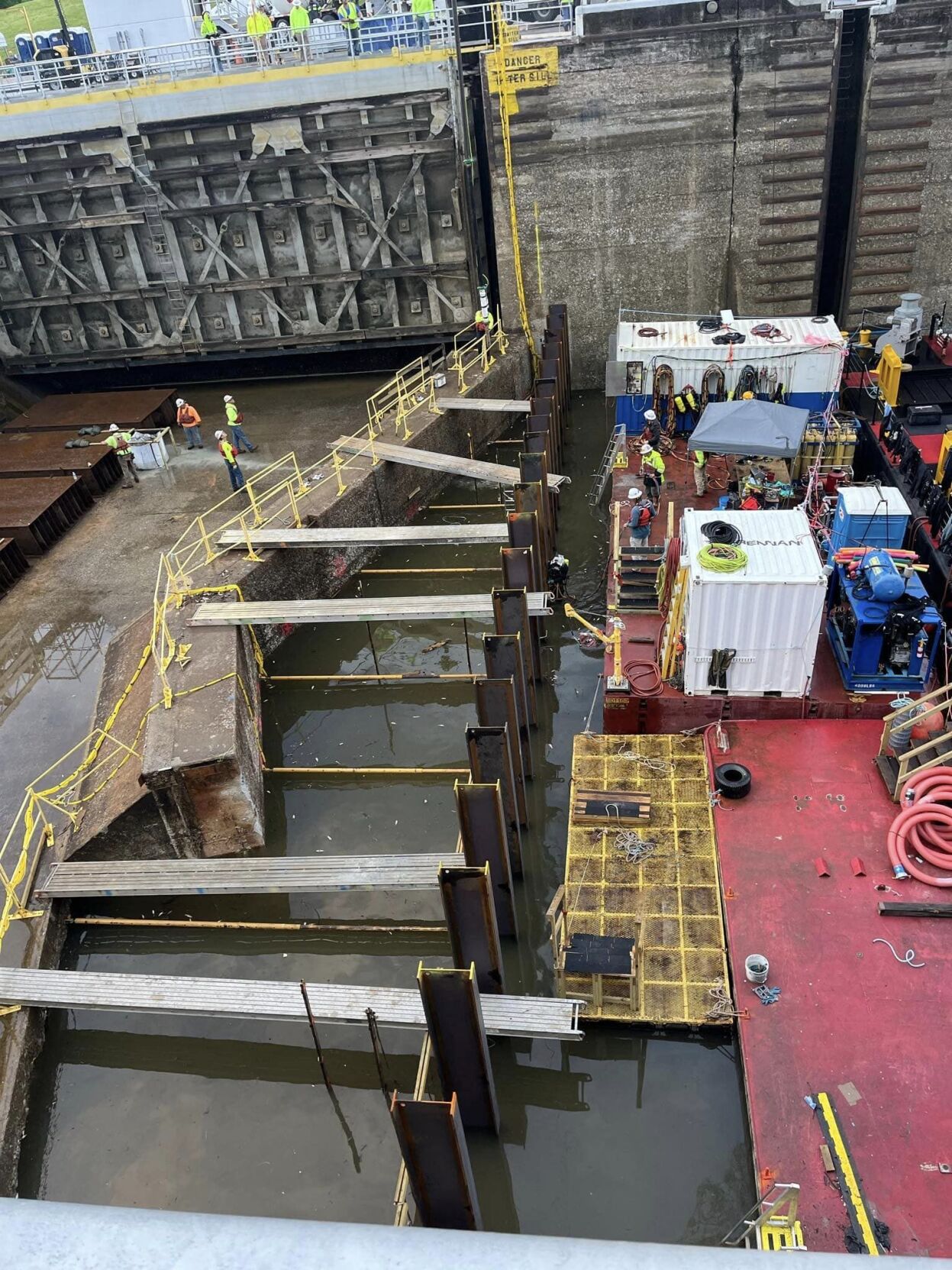 Demopolis Lock repairs