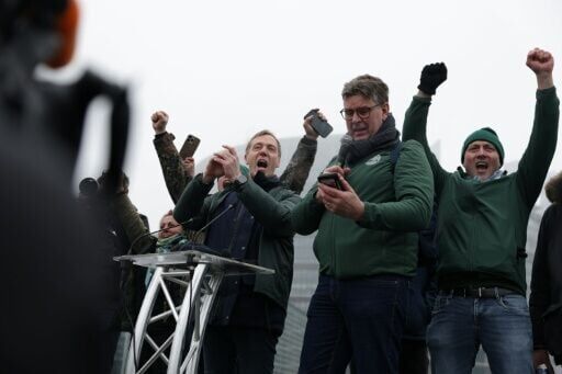Farmers erupted in celebration outside the EU parliament after it voted to refer the Mercosur trade deal to court