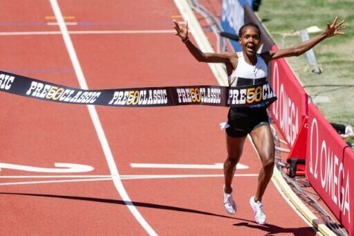 Kenyans Chebet, Kipyegon light up Eugene Diamond League with world records