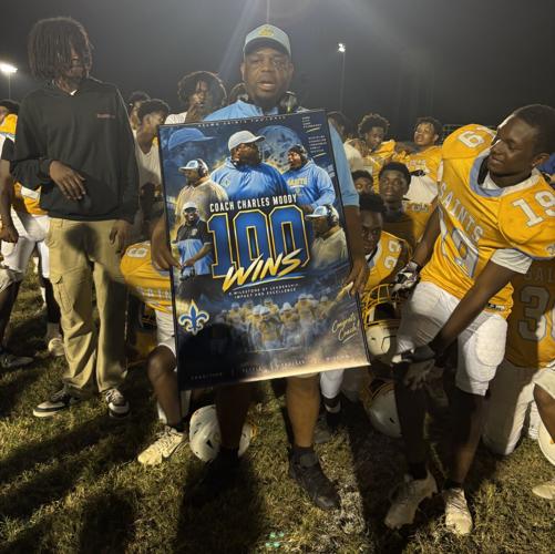 Moody celebrates 100th win