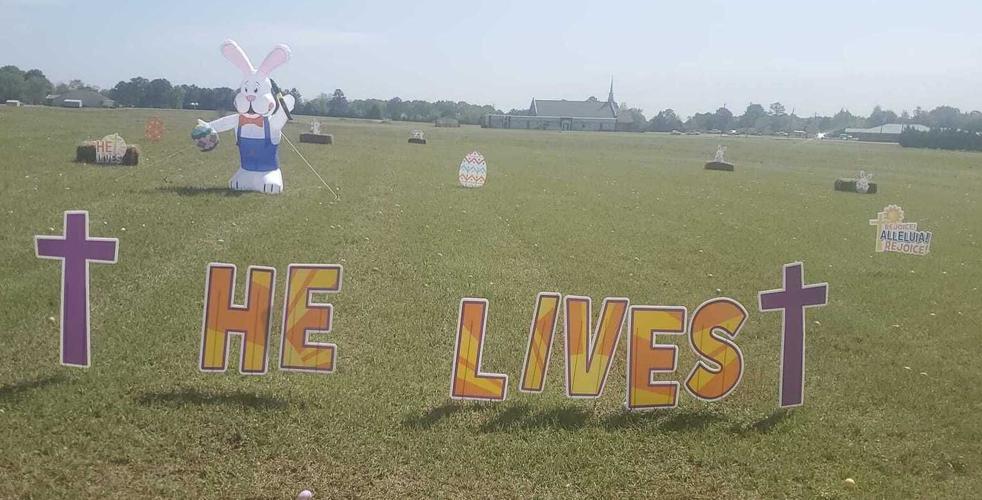 Dallas County churches gather for community Easter egg hunt
