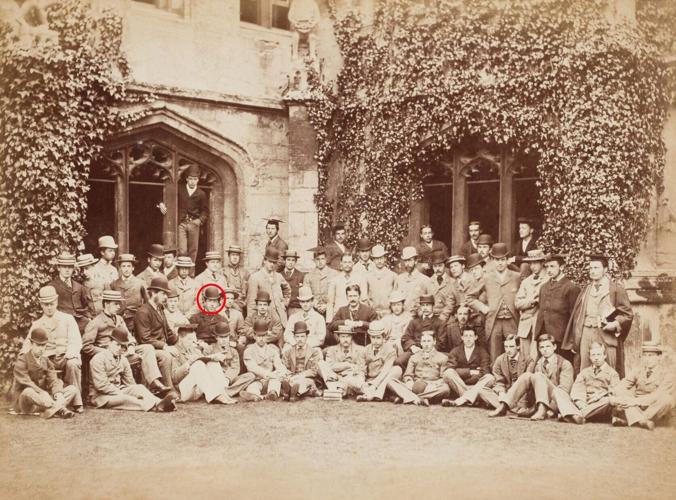 Unseen photo shows playwright Oscar Wilde as a student at Oxford