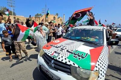 Gaza-bound activist convoy reaches Libyan capital