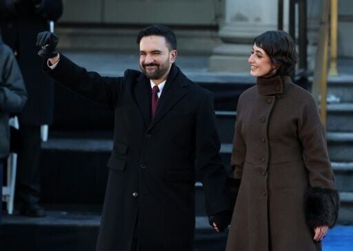 New York mayor Zohran Mamdani was alongside his wife Rama Duwaji during his public inauguration ceremony