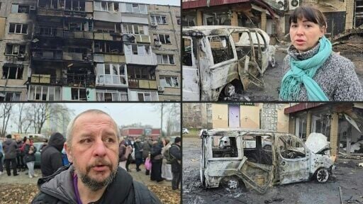 Kyiv residents recount chaos after overnight strike damages homes and cars