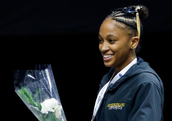 Mizzou’s Kimarra Echols walks on stage