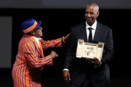 Red carpet clash dampens Denzel Washington's award at Cannes