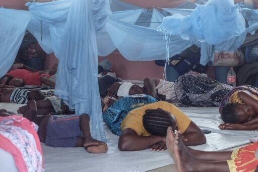 Around 100,000 people are sheltering in one of 99 temporary accommodation centres