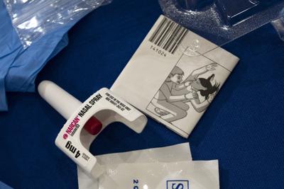 HHS Secretary Becerra Participates In Educational Naloxone Demonstration