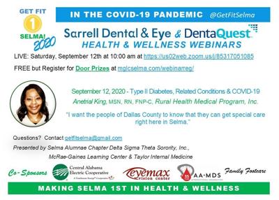 Second Get Fit Selma! webinar discusses type II diabetes, COVID-19