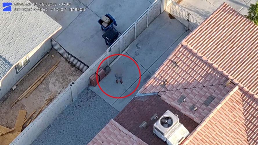 Las Vegas police drone helps thwart alleged burglary attempt