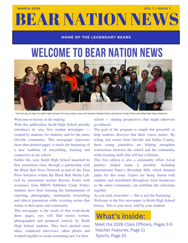 Keith News - Front page