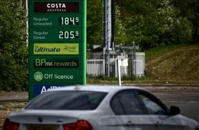 Fuel prices pushed up British inflation to 3.3 percent in March