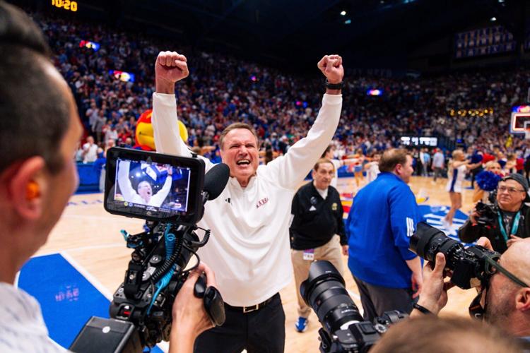 KU MBB vs Arizona 2-6-26-- BILL SELF CELLY GAMER OR SIDER