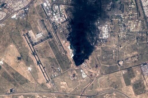Drones hit a fuel tank and sparked a fire at Kuwait International Airport