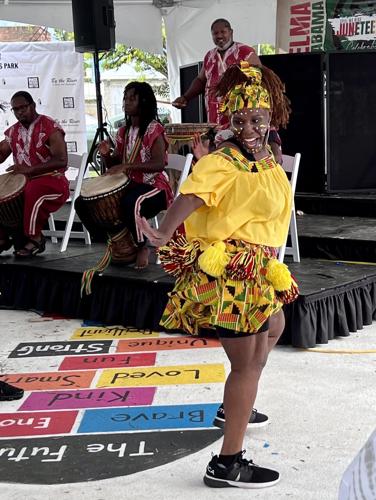 Selma celebrates Juneteenth at Foot Soldiers Park on Monday