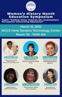 WCCS to host three-part symposium for Women's History Month