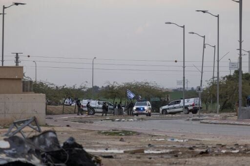 Police said the raid on Tarabin was part of a wider operation called 'New Order'