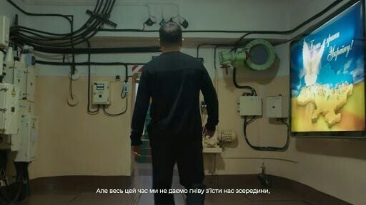 Ukraine's President Volodymyr Zelensky walks through the bunker where he started marshalling Ukraine's response to Russia's 2022 invasion