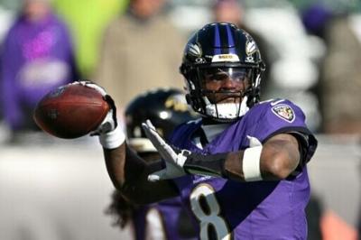 Lamar Jackson of the Baltimore Ravens has had a trying season with injuries, and missed training this week with illness, but brushed off concerns it would affect his play