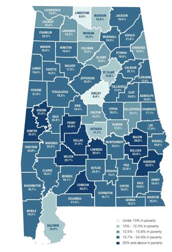Alabama Poverty Map