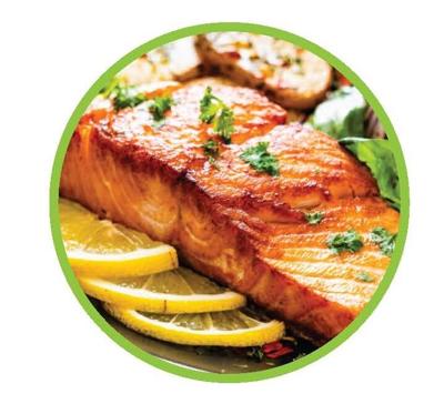 Baked salmon