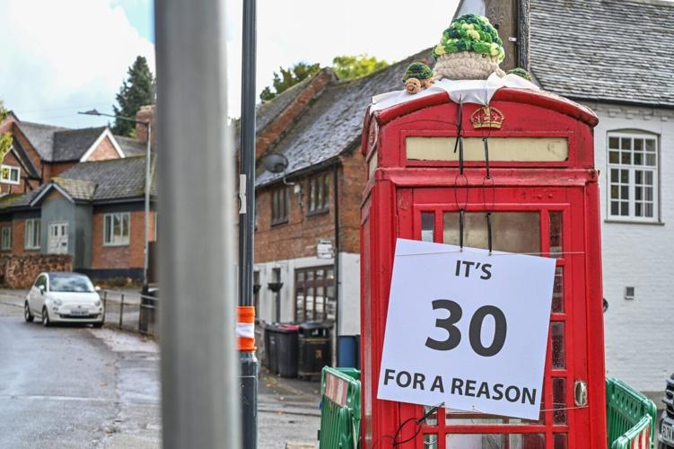 Villagers install fake knitted speed cameras to keep an eye on dangerous drivers