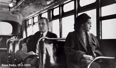 Rosa Parks on bus