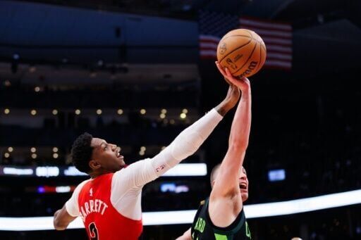 Raptors upset Celtics, Rockets rout Nuggets