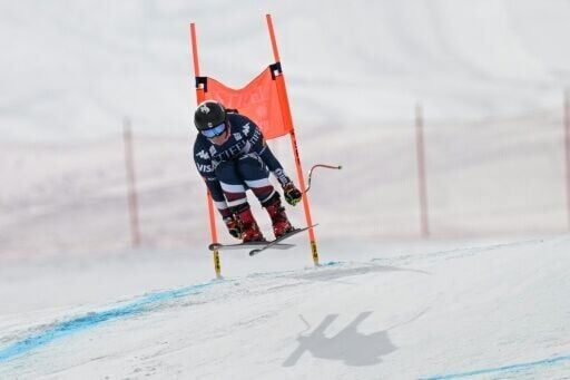 American Breezy Johnson, pictured here training in Sun Valley, Idaho, won the world title last February in Saalbach, Austria
