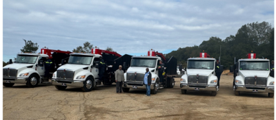 Knuckle boom trucks