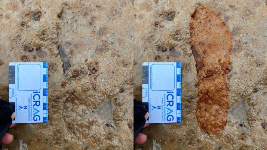 Storms reveal rare 2,000-year-old footprints on Scottish beach