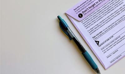 Voting form from ADN