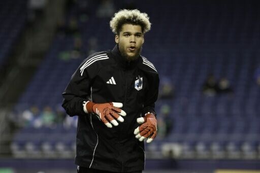 MLS Goalkeeper of the Year Dayne St. Clair of Minnesota United scored the deciding goal in a penalty kick shootout to advance the Loons over Seattle in a first round series of the MLS Cup playoffs