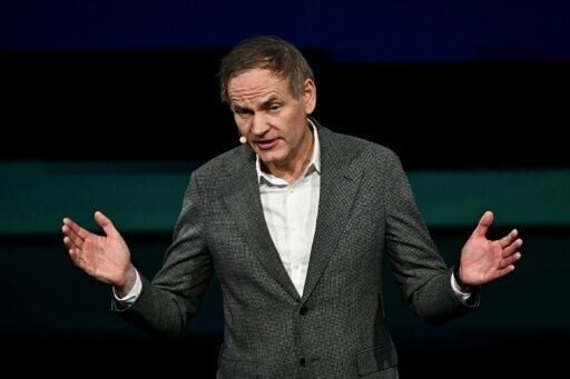 CEO of German carmaker Volkswagen, Oliver Blume, speaking ahead of the Beijing Auto Show. He called China "the fitness centre of the automotive industry"