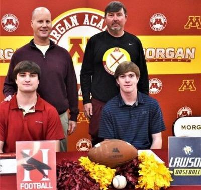 Two Morgan Senators sign to play college ball