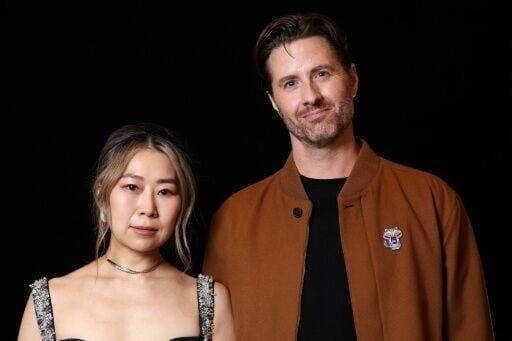 'Kpop Demon Hunters' co-directors Chris Appelhans (R) and Maggie Kang worked on the project for years