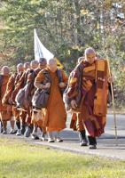 Buddhist monks' 'Walk For Peace' passes through Demopolis, heads to Selma