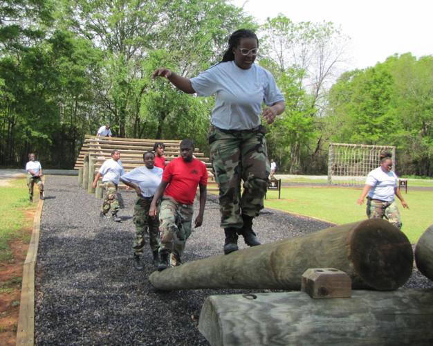 Southside High ROTC student on course