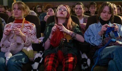 'Let out your inner granny': Knits at the flicks craze grips Vienna