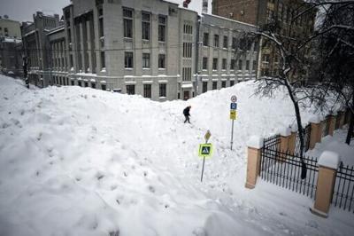 The record snowfall was caused by deep and extensive cyclones