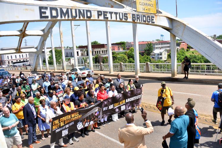 Marchers Pastor rally All Roads Lead South