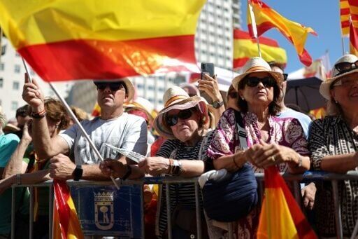 Tens of thousands join anti-government protest in Madrid