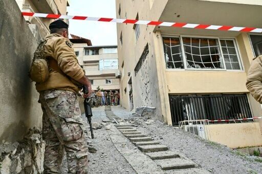 According to Lebanese authorities, fragments from a missile interception fell in the town of Sahel Alma, north of Beirut